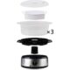 Aigostar Fitfoodie Steel 30INA - Dampfgarer Bild 2 Zu sehen ist AZ Produktbild 2 zu folgenden Produkt: Aigostar Fitfoodie Steel 30INA - Dampfgarer