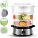 Aigostar Fitfoodie Steel 30INA - Dampfgarer Bild 3 Zu sehen ist AZ Produktbild 3 zu folgenden Produkt: Aigostar Fitfoodie Steel 30INA - Dampfgarer
