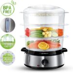 Zu sehen ist AZ Produktbild 3 zu folgenden Produkt: Aigostar Fitfoodie Steel 30INA - Dampfgarer