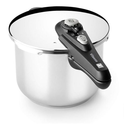 BRA Vitesse - Profi Edelstahl Schnellkochtopf 6 ltr Bild 1 Zu sehen ist AZ Produktbild 1 zu folgenden Produkt: BRA Vitesse - Profi Edelstahl Schnellkochtopf 6 ltr