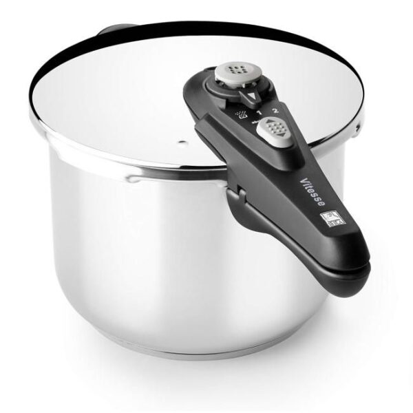 BRA Vitesse - Profi Edelstahl Schnellkochtopf 6 ltr Bild 1 Zu sehen ist AZ Produktbild 1 zu folgenden Produkt: BRA Vitesse - Profi Edelstahl Schnellkochtopf 6 ltr
