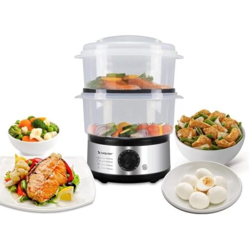 Beper - 5 L Multifunktionaler Dampfgarer Bild 1 Zu sehen ist AZ Produktbild 1 zu folgenden Produkt: Beper - 5 L Multifunktionaler Dampfgarer
