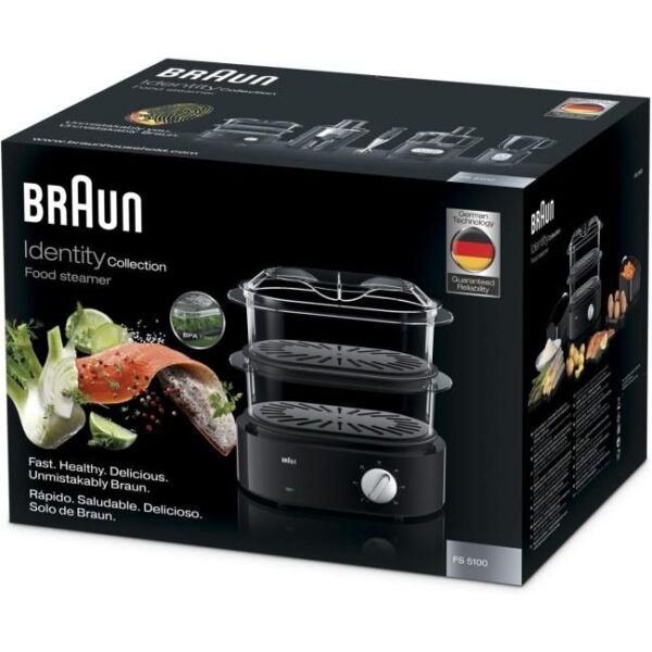 Braun Household FS 5100 Dampfgarer Bild 3 Zu sehen ist AZ Produktbild 3 zu folgenden Produkt: Braun Household FS 5100 Dampfgarer