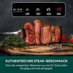 Zu sehen ist AZ Produktbild 3 zu folgenden Produkt: CHEFREE Gesundheitsgrill und Heißluftfritteuse