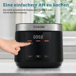 Zu sehen ist AZ Produktbild 3 zu folgenden Produkt: COSORI Reiskocher, Multikocher mit 17 Programme
