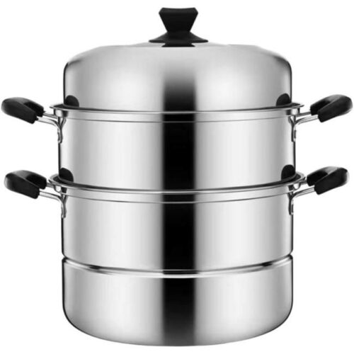 Cabilock Edelstahl Dampfgarer Topf Suppentopf Pastatopf Dampfkorb 3 Schichten Dim Sum Dämpfer Kochtopf Chinesischer Dampfer Dampftopf für Hot Pot Gemüse Kartoffel Dumpling Küche Kochgeschirr 26cm Bild 1 Zu sehen ist AZ Produktbild 1 zu folgenden Produkt: Cabilock Edelstahl Dampfgarer Topf Suppentopf Pastatopf Dampfkorb 3 Schichten Dim Sum Dämpfer Kochtopf Chinesischer Dampfer Dampftopf für Hot Pot Gemüse Kartoffel Dumpling Küche Kochgeschirr 26cm