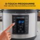 Crockpot Express Kocher | programmierbarer 12-in-1-Multikocher Bild 3 Zu sehen ist AZ Produktbild 3 zu folgenden Produkt: Crockpot Express Kocher | programmierbarer 12-in-1-Multikocher