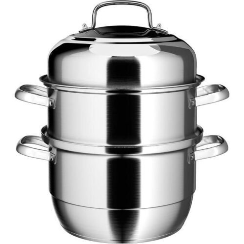 Dampfgarer Topf Induktion VENTION, Dampfkocher 28 cm, Dampftopf Groß Bild 1 Zu sehen ist AZ Produktbild 1 zu folgenden Produkt: Dampfgarer Topf Induktion VENTION, Dampfkocher 28 cm, Dampftopf Groß