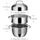 Dampfgarer Topf Induktion VENTION, Dampfkocher 28 cm, Dampftopf Groß Bild 2 Zu sehen ist AZ Produktbild 2 zu folgenden Produkt: Dampfgarer Topf Induktion VENTION, Dampfkocher 28 cm, Dampftopf Groß