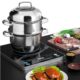 Dampfgarer Topf Induktion VENTION, Dampfkocher 28 cm, Dampftopf Groß Bild 4 Zu sehen ist AZ Produktbild 4 zu folgenden Produkt: Dampfgarer Topf Induktion VENTION, Dampfkocher 28 cm, Dampftopf Groß