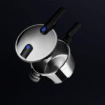 Zu sehen ist AZ Produktbild 1 zu folgenden Produkt: Fissler Vitaquick / Schnellkochtopf (3,5 L, Ø 22 cm) Edelstahl-Dampfkochtopf, 2 Garstufen - Induktion