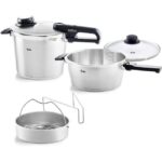 Zu sehen ist AZ Produktbild 1 zu folgenden Produkt: Fissler Vitavit Premium 5tlg. Schnellkochtopf-Set