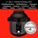 Zu sehen ist AZ Produktbild 2 zu folgenden Produkt: Instant Pot Pro Crisp 11-in-1-Elektro-Multikocher