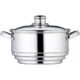 Zu sehen ist AZ Produktbild 1 zu folgenden Produkt: KitchenCraft Universaleinsatz Dampfgarer mit Deckel