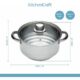 Zu sehen ist AZ Produktbild 2 zu folgenden Produkt: KitchenCraft Universaleinsatz Dampfgarer mit Deckel