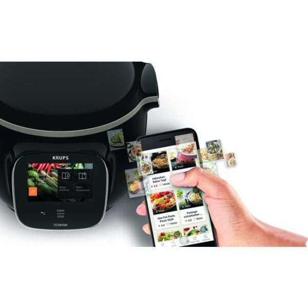 Krups CZ9128 Cook4Me Touch Multikocher Bild 3 Zu sehen ist AZ Produktbild 3 zu folgenden Produkt: Krups CZ9128 Cook4Me Touch Multikocher