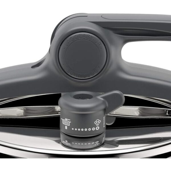 Zu sehen ist AZ Produktbild 3 zu folgenden Produkt: Lagostina Irradial Control Lagoeasy'UP 5 l Schnellkochtopf aus Edelstahl