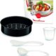 Moulinex MK705111 Multikocher, 12-in-1, Rot, 5 l Bild 2 Zu sehen ist AZ Produktbild 2 zu folgenden Produkt: Moulinex MK705111 Multikocher, 12-in-1, Rot, 5 l