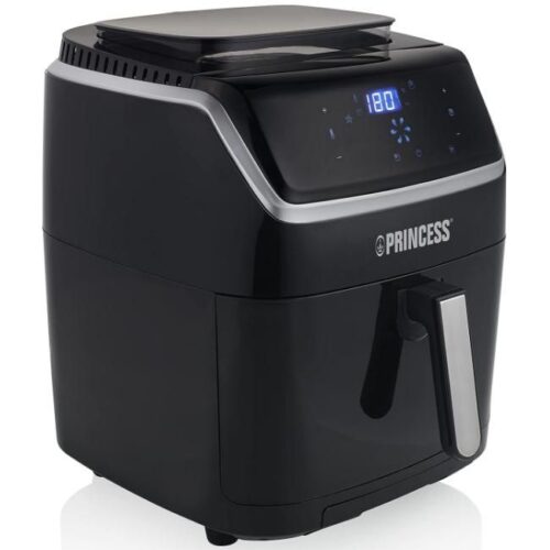 Princess Dampf-Heißluftfritteuse – 2-in-1 Dampfgarer & Airfryer Bild 1 Zu sehen ist AZ Produktbild 1 zu folgenden Produkt: Princess Dampf 6,5l Heißluftfritteuse