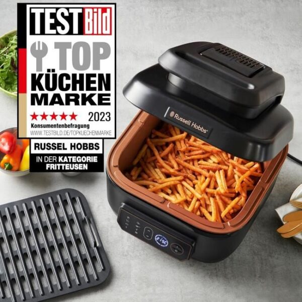 Russell Hobbs Heißluftfritteuse XL 5 Bild 2 Zu sehen ist AZ Produktbild 2 zu folgenden Produkt: Russell Hobbs Heißluftfritteuse XL 5