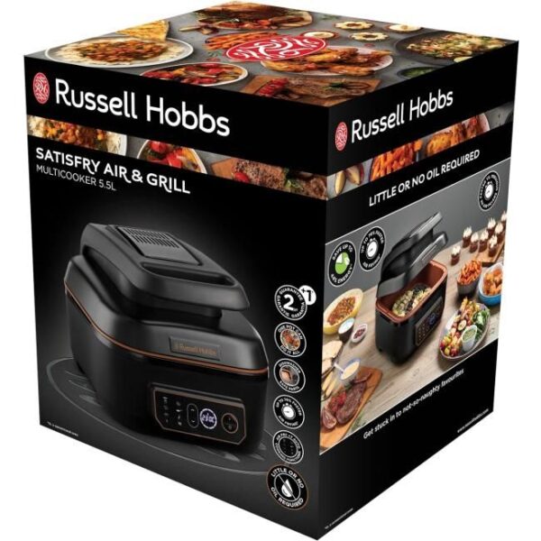 Russell Hobbs Heißluftfritteuse XL 5 Bild 4 Zu sehen ist AZ Produktbild 4 zu folgenden Produkt: Russell Hobbs Heißluftfritteuse XL 5