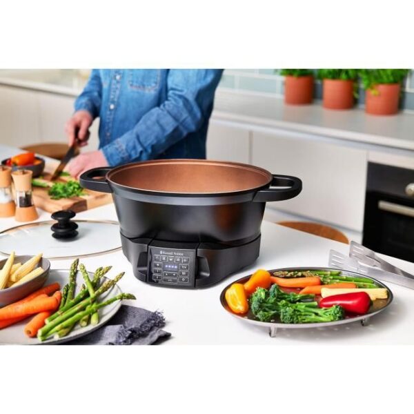 Russell Hobbs Multikocher 6,5l Bild 2 Zu sehen ist AZ Produktbild 2 zu folgenden Produkt: Russell Hobbs Multikocher 6,5l