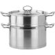 SaifFe Edelstahl-Dampfgarer, Pfannen-Set, Doppellagiges Koch-Dampfgarer-Topf, Induktionskochfeld, Gas-Kochgeschirr, Topf-Dampfgarer-Set Bild 1 Zu sehen ist AZ Produktbild 1 zu folgenden Produkt: SaifFe Edelstahl-Dampfgarer, Pfannen-Set, Doppellagiges Koch-Dampfgarer-Topf, Induktionskochfeld, Gas-Kochgeschirr, Topf-Dampfgarer-Set