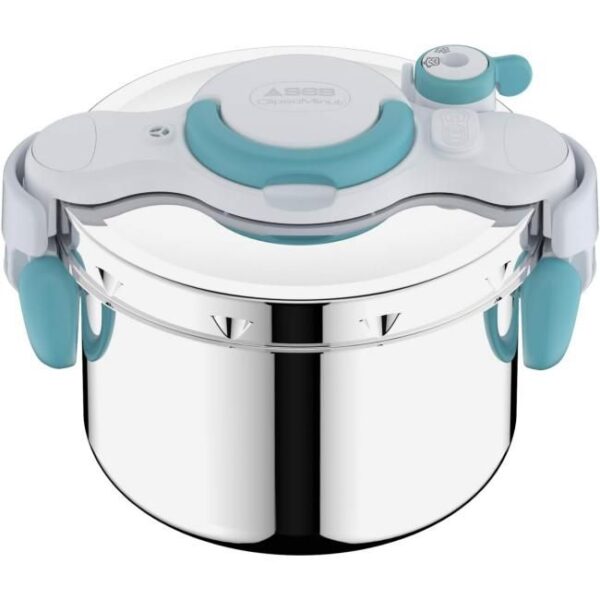Zu sehen ist AZ Produktbild 1 zu folgenden Produkt: Seb ClipsoMinut'Easy + Blau, 6 l