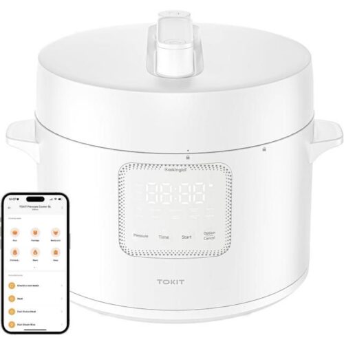Zu sehen ist AZ Produktbild 1 zu folgenden Produkt: TOKIT Multikocher Druckkochtopf 5L