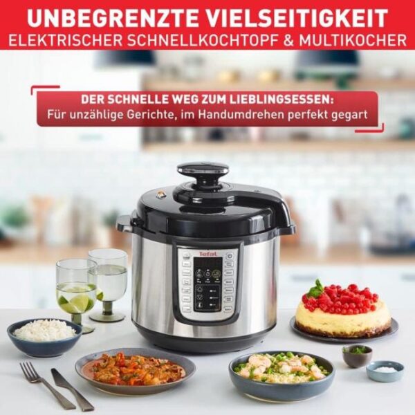 Zu sehen ist AZ Produktbild 2 zu folgenden Produkt: Tefal CY505E Fast & Delicious Multikocher