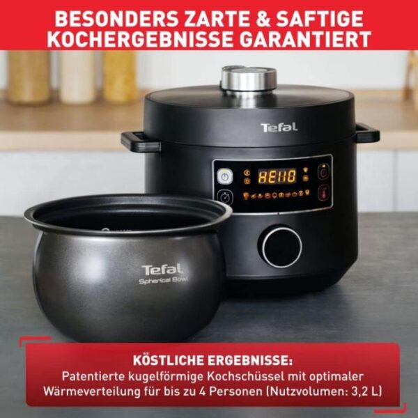Tefal CY7548 Turbo Cuisine Multikocher Bild 4 Zu sehen ist AZ Produktbild 4 zu folgenden Produkt: Tefal CY7548 Turbo Cuisine Multikocher