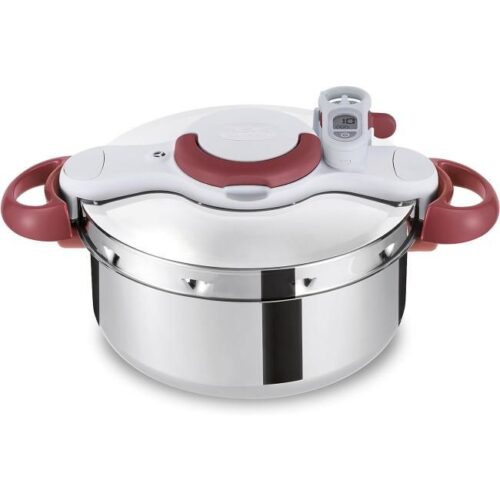Tefal P46207 | Clipso Minut' Perfect Schnellkochtopf | mit Garbkorb und Timer | 6Liter | edelstahl Bild 1 Zu sehen ist AZ Produktbild 1 zu folgenden Produkt: Tefal P46207 ClipsoMinut Perfect Schnellkochtopf