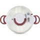 Zu sehen ist AZ Produktbild 4 zu folgenden Produkt: Tefal P46207 | Clipso Minut' Perfect Schnellkochtopf | mit Garbkorb und Timer | 6Liter | edelstahl