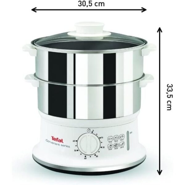 Zu sehen ist AZ Produktbild 2 zu folgenden Produkt: Tefal Dampfgarer VC1451