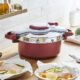 Tefal Schnellkochtopf Clipso Minut Duo 5 L - Schnellkochtopf aus Aluminium mit 5 Sicherheitssystemen und einfachem Einhand-Verschluss, langsames Feuer, Topfmodus, Dampffunktion, Schnellkochtopf Bild 2 Zu sehen ist AZ Produktbild 2 zu folgenden Produkt: Tefal Schnellkochtopf Clipso Minut Duo 5 L - Schnellkochtopf aus Aluminium mit 5 Sicherheitssystemen und einfachem Einhand-Verschluss, langsames Feuer, Topfmodus, Dampffunktion, Schnellkochtopf