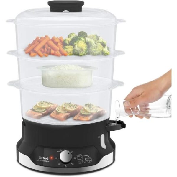 Zu sehen ist AZ Produktbild 2 zu folgenden Produkt: Tefal VC2048 Ultracompact Dampfgarer