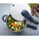 Zu sehen ist AZ Produktbild 2 zu folgenden Produkt: WMF Perfect Plus Schnellkochtopf Set Induktion 3-teilig, Dampfkochtopf 6,5l + 3l mit Einsatz-Set