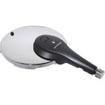 Zu sehen ist AZ Produktbild 2 zu folgenden Produkt: WMF Perfect Premium Schnellkochtopf Induktion 6,5l, Dampfkochtopf 22 cm, Cromargan Edelstahl poliert, 2 Kochstufen, All-In-One-Drehknopf