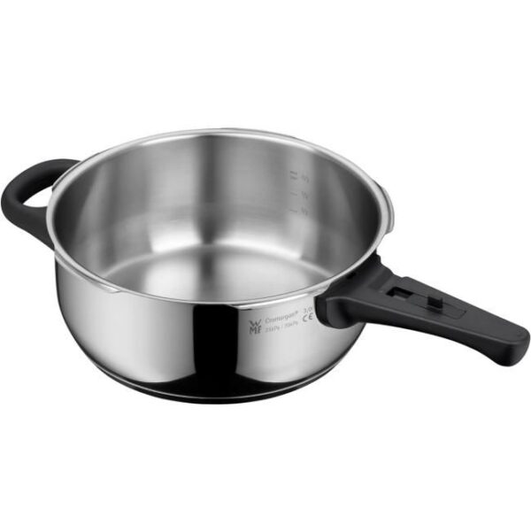 WMF Perfect Schnellkochtopf Set Induktion 2-teilig, Dampfkochtopf 4,5l + 3l Bild 3 Zu sehen ist AZ Produktbild 3 zu folgenden Produkt: WMF Perfect Schnellkochtopf Set Induktion 2-teilig, Dampfkochtopf 4,5l + 3l