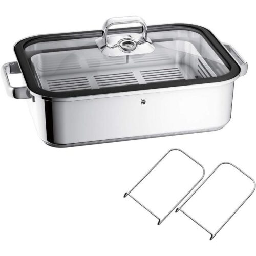 Zu sehen ist AZ Produktbild 1 zu folgenden Produkt: WMF Vitalis Aroma Dampfgarer, Bräter Induktion, 41x27x10 cm