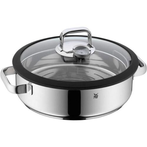 Zu sehen ist AZ Produktbild 1 zu folgenden Produkt: WMF Vitalis Aroma 5L Dampfgarer 28 cm, Bräter rund