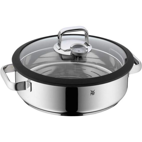 WMF Vitalis Aroma Dampfgarer 28 cm, Bräter rund 5,0l Bild 1 Zu sehen ist AZ Produktbild 1 zu folgenden Produkt: WMF Vitalis Aroma 5L Dampfgarer 28 cm, Bräter rund