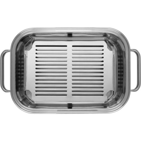 Zu sehen ist AZ Produktbild 3 zu folgenden Produkt: WMF Vitalis Aroma Dampfgarer, Bräter Induktion, 41x27x10 cm