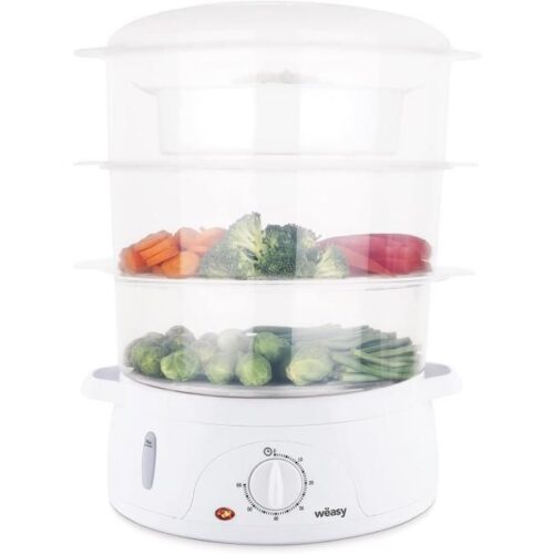 Wëasy Elektrischer Dampfgarer VEGE8 Zu sehen ist AZ Produktbild 1 zu folgenden Produkt: Wëasy Elektrischer Dampfgarer VEGE8