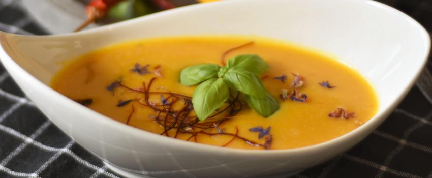 Cremige Kürbissuppe im Schnellkochtopf