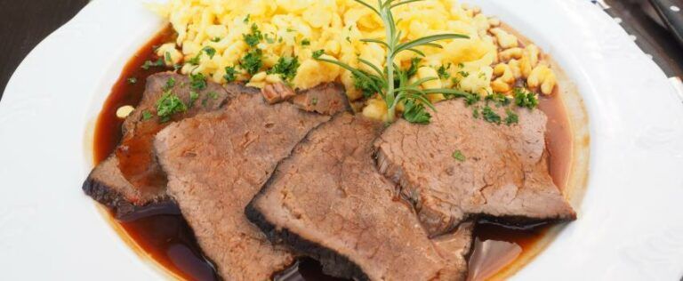 2 5 Kg Sauerbraten Im Schnellkochtopf Garzeit Sauerbraten Deluxe: Der Klassiker aus dem Schnellkochtopf