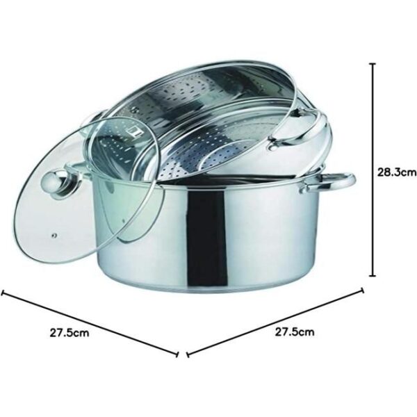 AZ-Kamberg-0008072–Couscoustopf-Dampfgarer-1 Zu sehen ist AZ Produktbild 3 zu folgenden Produkt: Kamberg 0008072 Dampfgarer