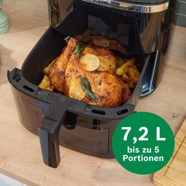 AZ-Bosch Heißluftfritteuse Serie 6 XXL 7,2 L - 2 Zu sehen ist AZ Produktbild 2 zu folgenden Produkt: Bosch Heißluftfritteuse Serie 6 XXL 7,2 L