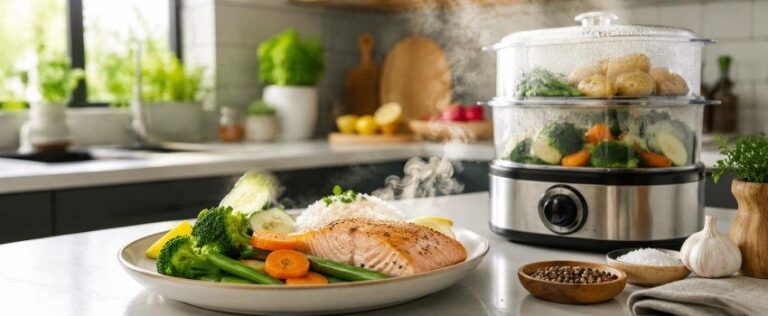 Zu sehen ist Bild 1 zum Beitrag mit dem Thema: Dampfgar Rezepte für gesunde und schnelle Mahlzeiten